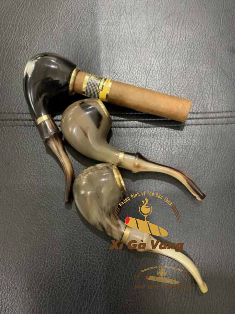 Tẩy bằng sừng dùng để hút điếu cigar ring 40 - 60